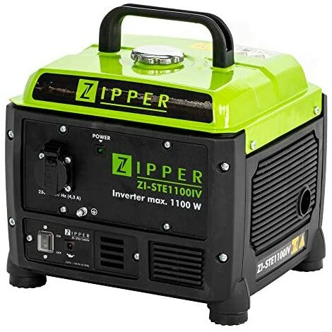 Zipper – Inverter generator 1100W 230V – für sensible Geräte – geringer Geräuschpegel – 1-Zylinder 4-Takt Motor – 4,2 l Tankkapazität (1/5)