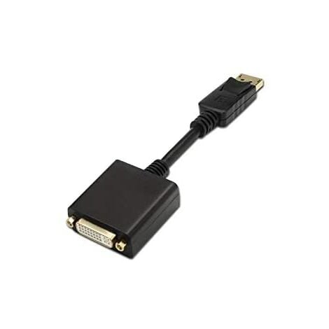 Aisens Displayport Zu Dvi Single Link Konverter Dp M Dvi H Schwarz 15cm