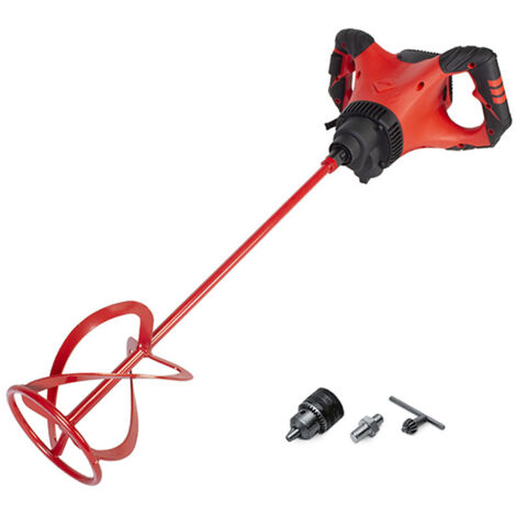 RUBI 26970 Elektrisches Rührwerk 1800W Mischen von zementhaltigen Klebern, Harzen, Farben und anderen Materialien Verhindert die Bildung von Blasen und/oder Klumpen RUBIMIX-9 SUPERTORQUE 230V 50/