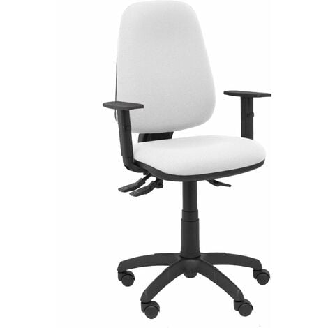 Sierra S bali chair white mit verstellbaren Armlehnen Polyamidfuß schwarz
