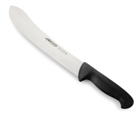 Metzgermesser Arcos Farbe - Prof 292725 in Edelstahl Nitrum und mango ergonomische schwarze Polypropylenklinge und 25 cm Klinge, Vitrine