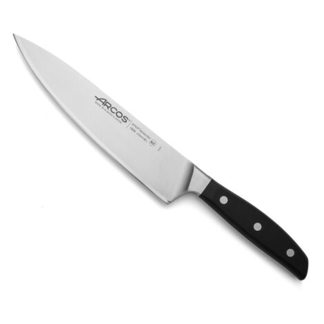 COOK'S KNIFE MANHATTAN - Messer mit breiter Klinge, glatter Schneide, stabil und stark. Mehrzweckmesser.