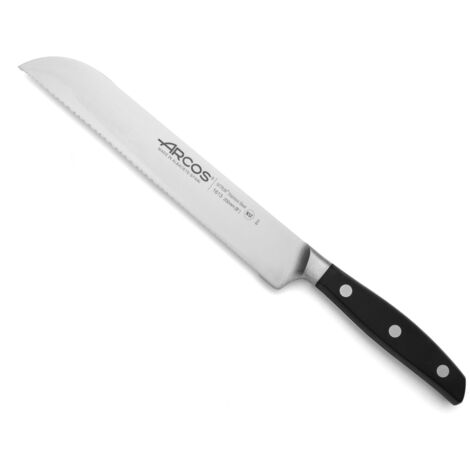 BROTMESSER MANHATTAN - Messer mit einer langen, kräftigen Klinge mit Wellenschliff. Seine Zähne brechen mühelos die Brotkruste.