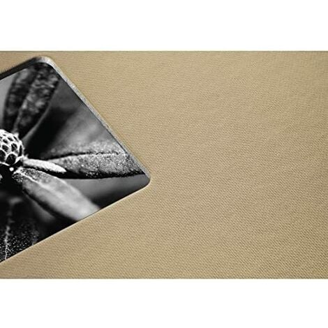 Hama 113681 - Fotoalbum (50 schwarze Seiten, spiralgebunden, Spiralbindung,  Fotoeinsteckfach) 28 x 24 cm, beige