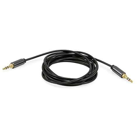 Audiokabel Miniklinke 3,5mm Stecker auf Miniklinke 3,5mm Stecker hochwertiges Metallgehäuse 2,5m (1/4)