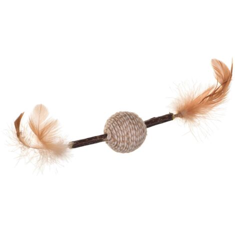TRIXIE Matatabi Feather Game Spielzeug für Katzen – 20 cm