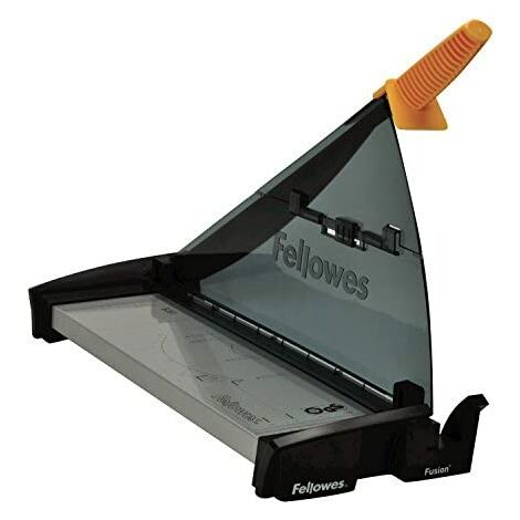 Fellowes Fusion A3 - Papierschneider im Format A3, Schneidekapazität 10 Blatt, schwarz und grau (1/5)