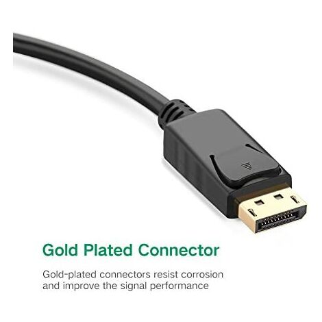 PNGKNYOCN 90° VGA Kabel 1,5 M – Links & Rechts Abgewinkelt, Full HD 1080p, Für Monitor & Projektor