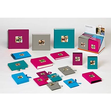 Koop Fun Spiraalalbum Grijs - 30x30 cm (50 Zwarte zijden / 25 bladen Koop Fun Spiraalalbum Grijs - 30x30 cm (50 Zwarte zijden / 25 bladen