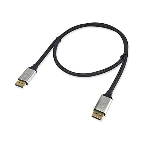 displayport auf displayport premium 1.4 8k/60hz 2m geflochtenes baumwollgewebe und aluminium-stecker equip 119262 (1/3)