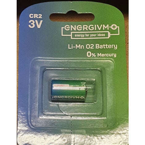 Lithium Batterie Cr2 3vdc Energivm Foto Blister 1 Batterie Cr2b1/energivm