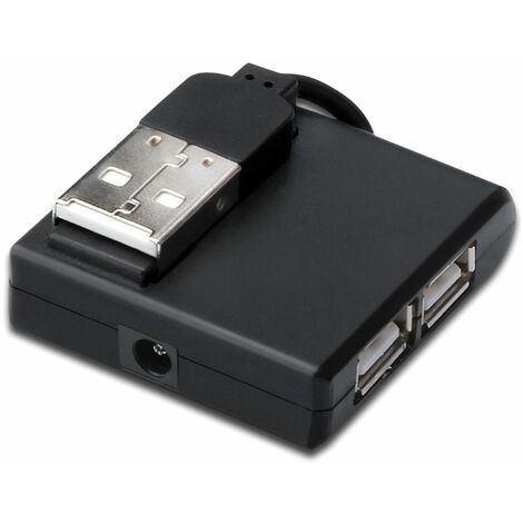 Microconnect - Mc-usb2.0hub4p usb 2.0 400mbit/s schwarz Knoten - Hub ...