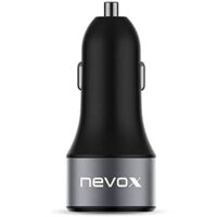 nevox 1679 Ladegerät de mobile Gerät Universal Black Lighter de Zigarette Quick Charge Auto