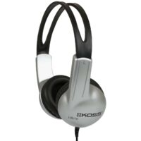Koss UR/10 - Ohrhörer (Supraaural, Kopfbügel, 60-20000 Hz, kabelgebunden, 3,5 mm (1/8"), 1,2 m) Schwarz, Silber