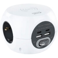 Sockel 3xplug 2xusb 2xusb-c Kabellose Ladung 10.37.0002