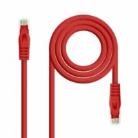 Rj45 Cat6a Utp Cu Lszh 0,25m Rot Nanokabel 10.20.1800-l25-r