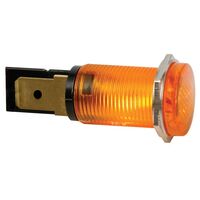 Runde Lampe - Farbe Bernstein - 220 V - 14 mm