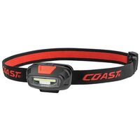 Coast - fl13r - wiederaufladbare Stirnlampe - weißes/rotes Licht - 270 Lumen
