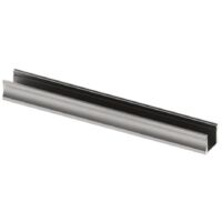 Slimline 15 mm - Aluminiumprofil für LED-Streifen - eloxiertes Aluminium - silbergrau - 2 m