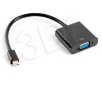 Adapter lanberg minidisplayport männlich/vga weiblich 20cm schwarz