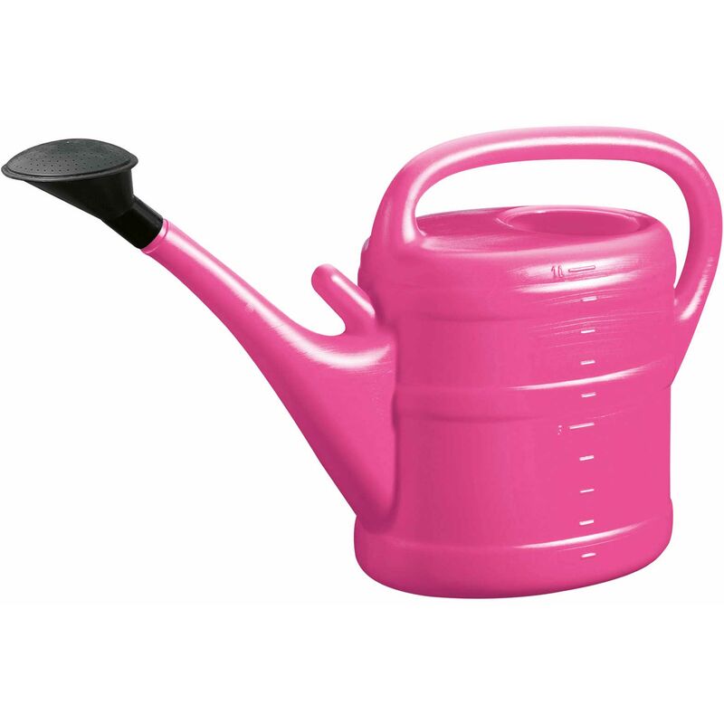 Gießkanne mit Gießbrause Kunststoff - 10 Liter pink