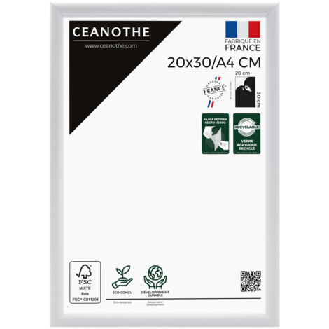 Cadre photo Essentiel exposition blanc 20x30 cm/A4