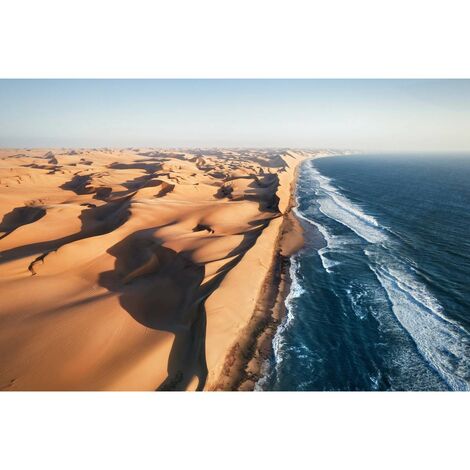 Tableau sur toile dunes et mer 30x45 cm - Impression sur Toile Murale Décorative - Image imprimée en HD sur Toile - Toile sur Châssis en Bois FSC - Fabriqué en France (1/5)