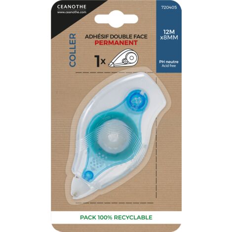 Dérouleur adhésif repositionnable double-face 12 m (1/3)