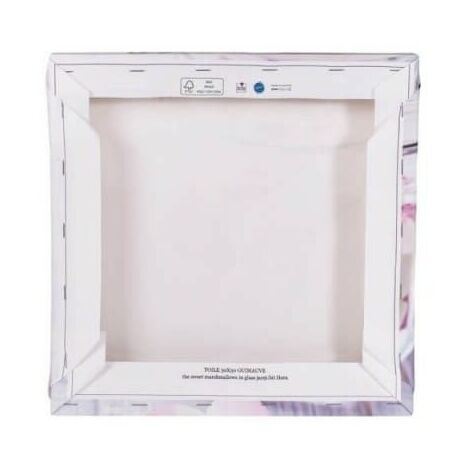 Toile à Colorier Sur Châssis Bois 50x40cm - Dessin Imprimé Noir Et Blanc, Prête à Peindre - Déco Créative