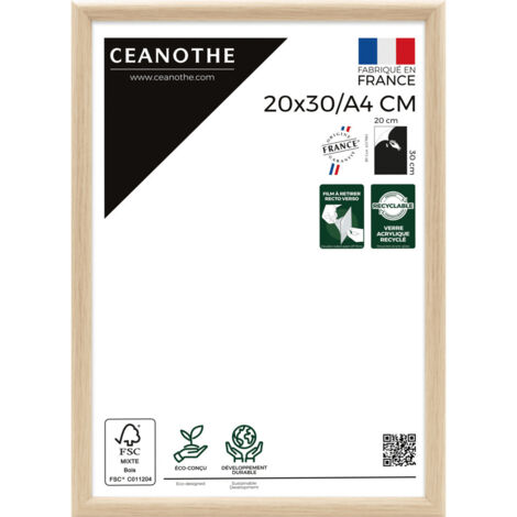 Cadre photo Essentiel exposition brut 20x30 cm