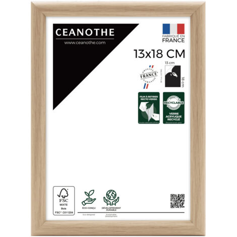 Cadre photo Essentiel exposition brut 13x18 cm