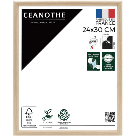Cadre photo Essentiel exposition brut 24x30 cm