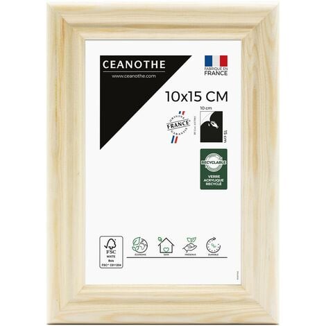 Ceanothe Cadre Photo Doré 50x70 cm et 70x50 cm - Convient au A2 – Fabriqué  en France - Cadre