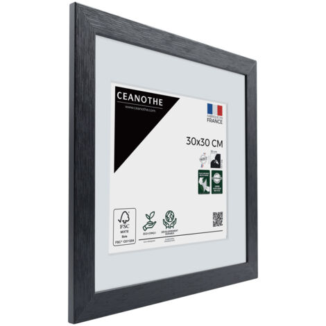 Cadre Photo Noir 30x30 Cm Et 30x30 Cm Cadre Photo Bois FSC Convient 