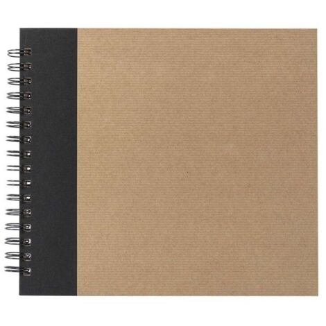 Album Photo 11,5x15 120 photos– Album Photo Traditionnel Noir – Album Photo Vierge de 60 pages – Livre Photo Personnalisable Scrapbooking – Album Photo Eskis Kraft Noir – Fabriqué en France