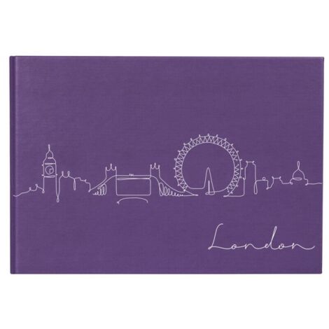 Album Photo Traditionnel Lineart Londres 180 Photos 10x15 cm, 60 pages, dimensions totales : 232x338x30 mm - fabriqué en France