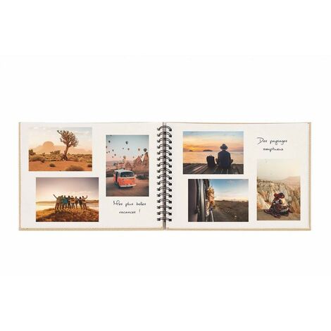 Album Photo Traditionnel terra nova 180 Photos 10x15 cm, 60 pages, 180 photos 10x15, dimensions totales : 232x342x22 mm - marque française