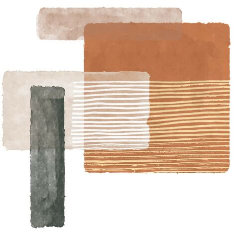 Tableau sur toile formes colorées 30x30 cm - Impression sur Toile Murale Décorative - Image imprimée en HD sur Toile - Toile sur Châssis en Bois FSC - Fabriqué en France (1/5)
