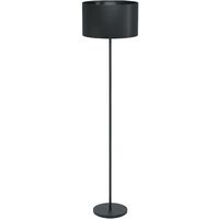 EGLO MASERLO 1 Black Fabric Shade Floor Lamp