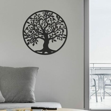 1X Abnehmbare 3D Baum Vögel Spiegel Wand Aufkleber DIY Kunst Heim Dekor 