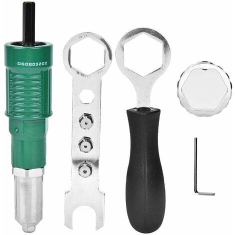 Nietpistolen-Kit, Nietpistolen-Adapter mit Elektrobohrer-Kit Elektrobohrmaschine Handwerkzeug