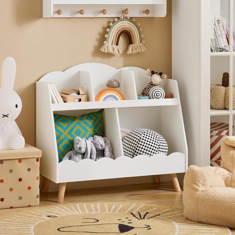 Produktbild von SoBuy KMB37-W Kinder Bücherregal Kinderregal Mit 5 Ablagefächern