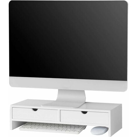 SoBuy BBF02-W Monitor Bildschirm Ständer Monitorerhöhung