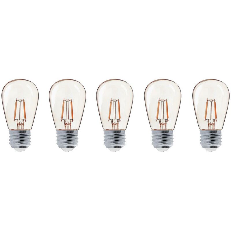 Juego de 5 bombillas vintage E27 PARTY BULB FILAMENT