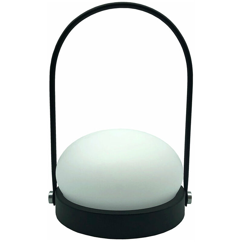 Lumisky De Sobremesa led h22xl16cm day negro metal 16x22.6