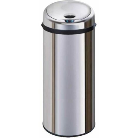 Papelera automática de acero inoxidable 50l - bat-50lb - kitchen move -