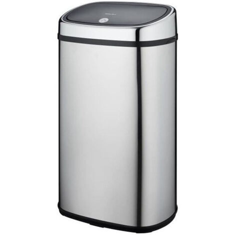 papelera de acero inoxidable 60l - bat-58ls09-b ss - kitchen move -