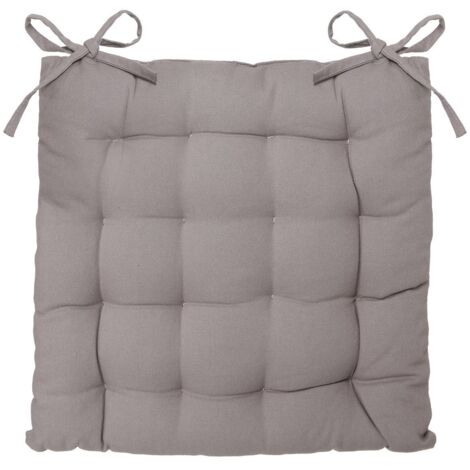 Coussin de chaise style cookie Couleur vison 38x38cm