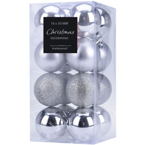 Boules de Noël, Ø 5 cm, 16 pièces (1/3)