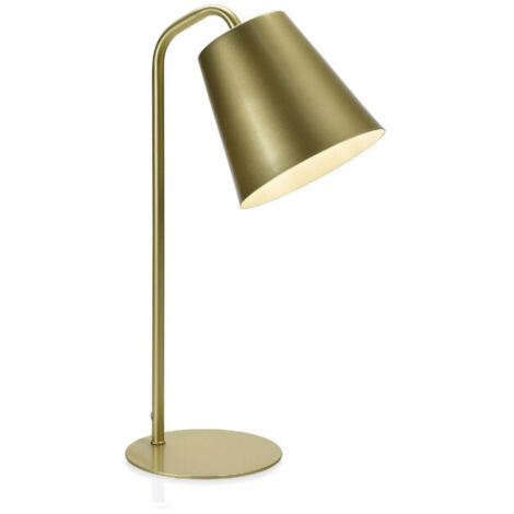 Lampe à Poser Courbée  Laiton Doré